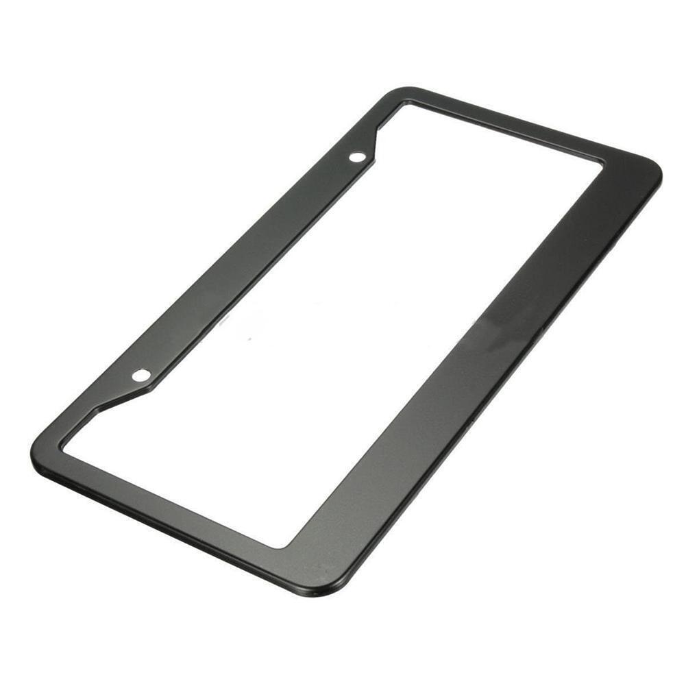 2pcs 12in x 6in Stainless Steel Car Auto License Plate Frame Covers Kit