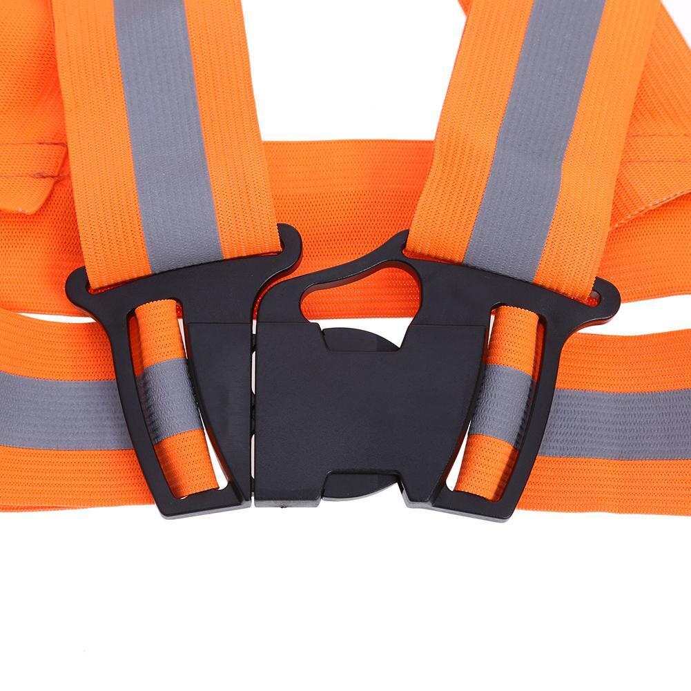 Adjustable Reflective Safety Security High Visibility Vest Gear Stripes