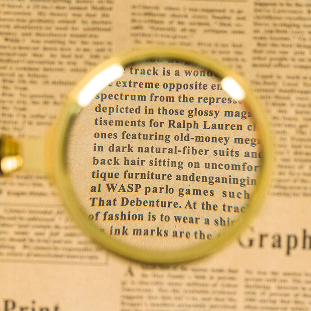 Detachable Dragon Handle Magnifying Glass Optical Lens Magnifier (90mm)