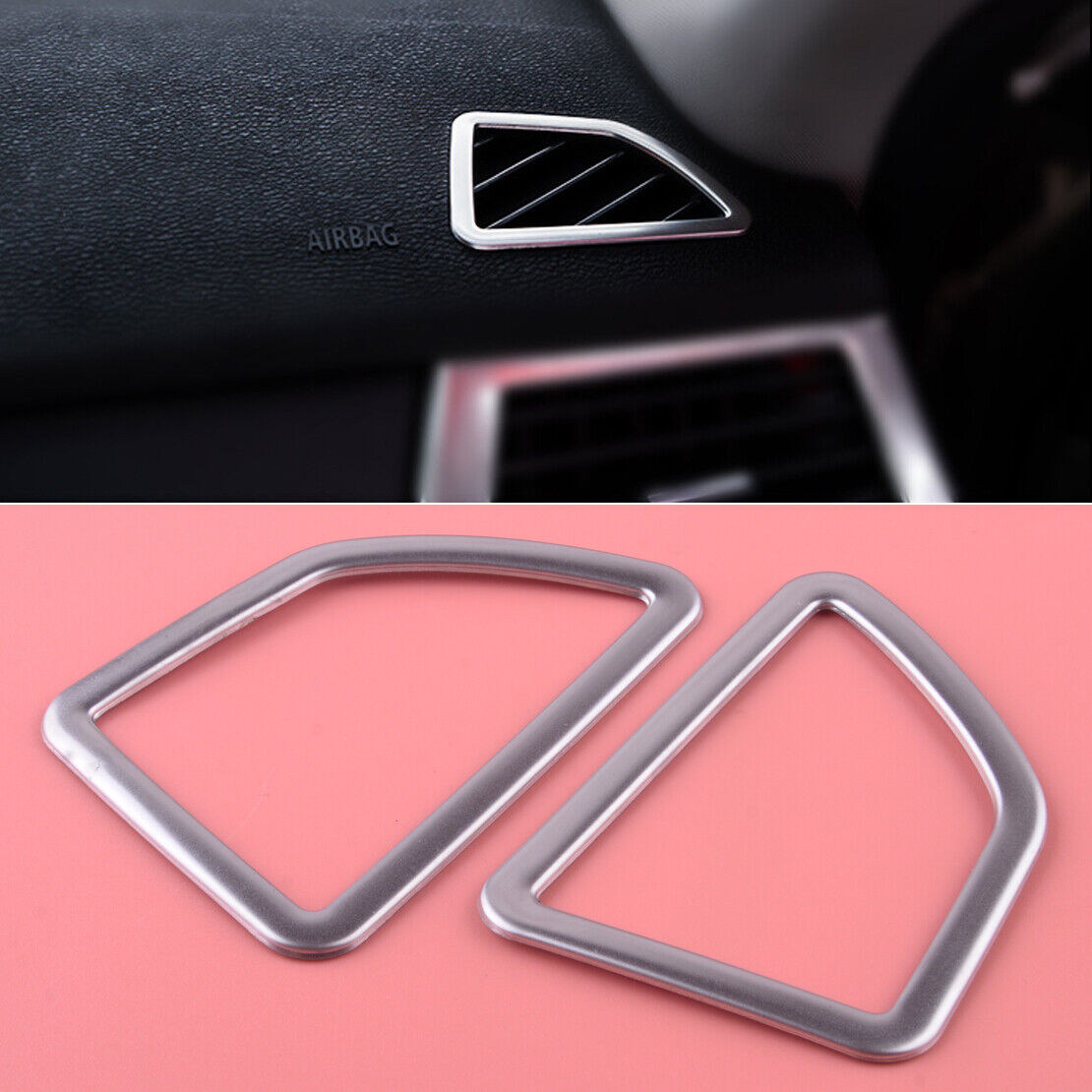 Car Dashboard Side Air Vent Outlet Cover Trim Fit for BMW X6 E71 2008-14 X5 E70