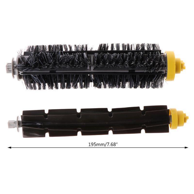 Bristle Brush & Flexible Beater Brush Fr Cleaner Irobot Roomba 600/700 Series