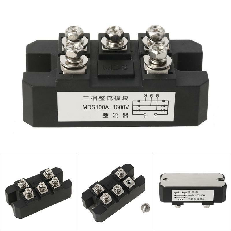 MDS100A 3-Phase Diode Bridge Rectifier 100A Amp 1600V Bridge Rectifier Module