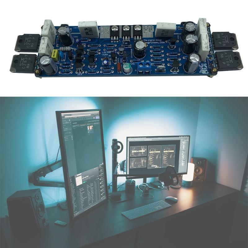 2PCS Audio L12-2 Metal Power Amplifier Kit 2 Channel Ultra-low Distortion