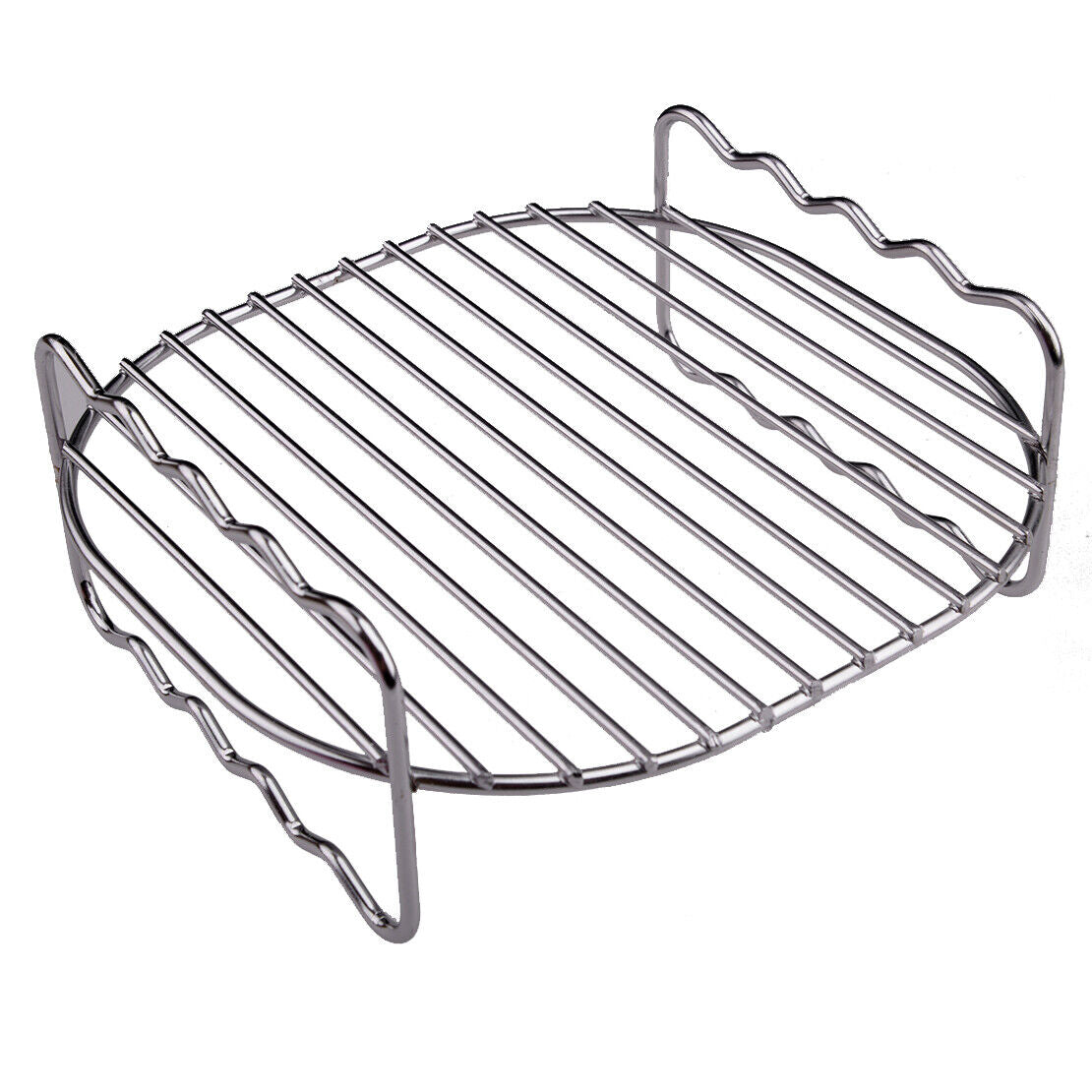 Baking Tray Skewers Air Fryer Stainless Steel Holder BBQ Rack Double deck New