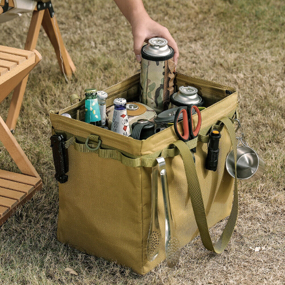 Outdoor Camping Travel Tools Storage Bag Folding Firewood Package Handbag