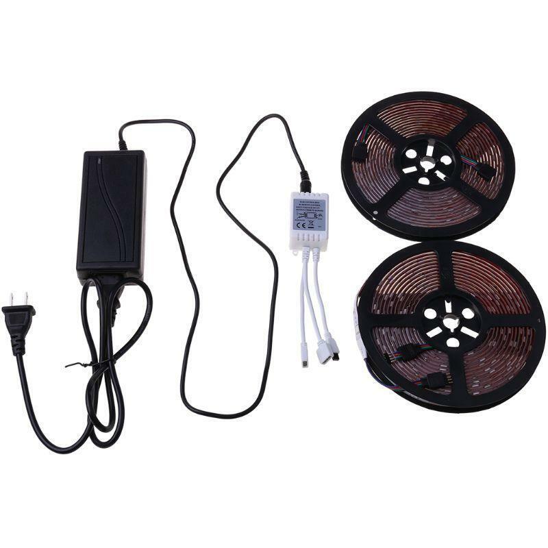 Flexible Strip Light 5050 RGB LED SMD Remote Fairy Lights for Room Party Bar