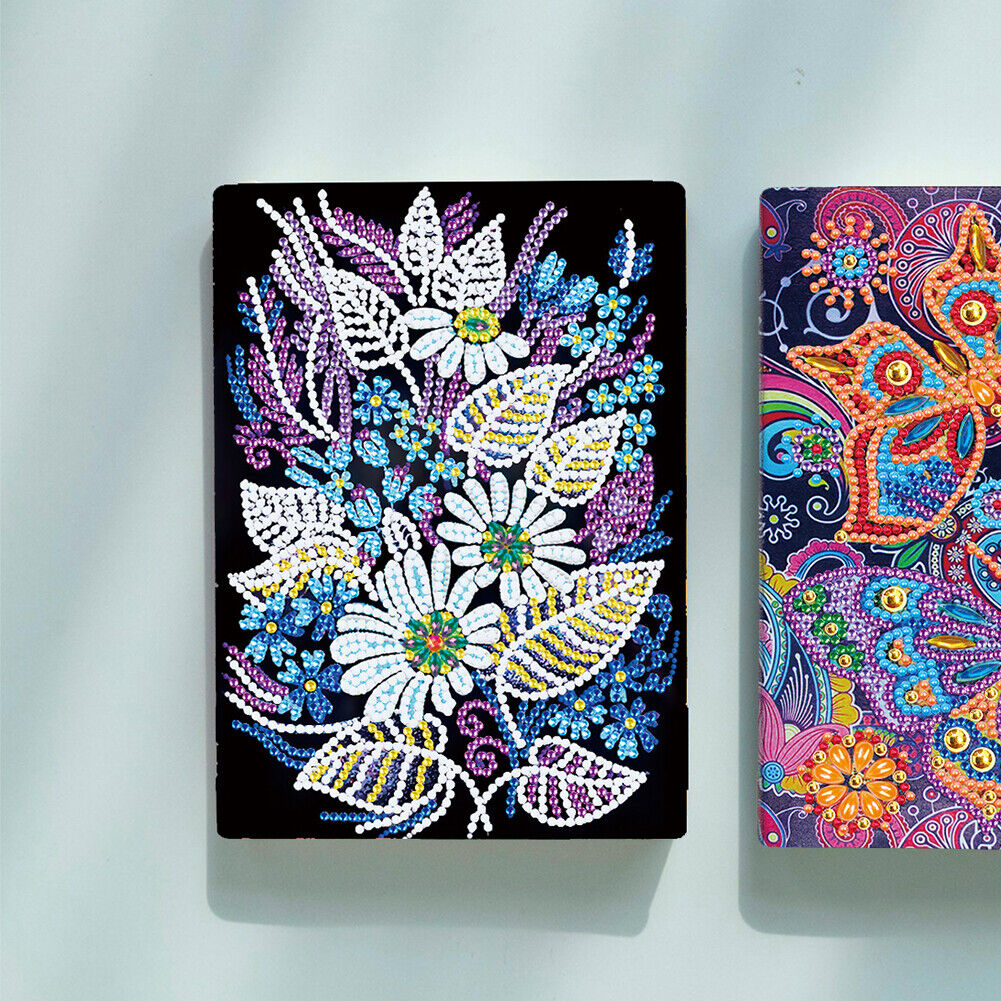 DIY Flower Diamond Painting 50 Pages A5 Notebook Sketchbook Crafts (WXB113)