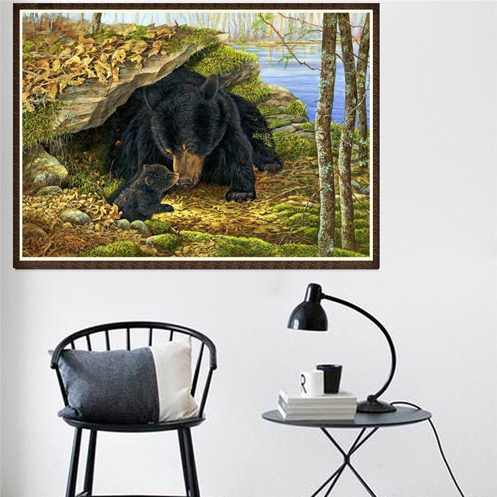 DIY Cross Stitch Set 5D Round Diamond Painting Embroidery Mosaic Art Craft