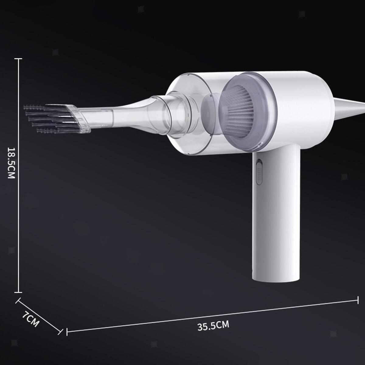 Hand Held Vacuum Cleaner Air Blowing Multiple Attachments Cordless for Home