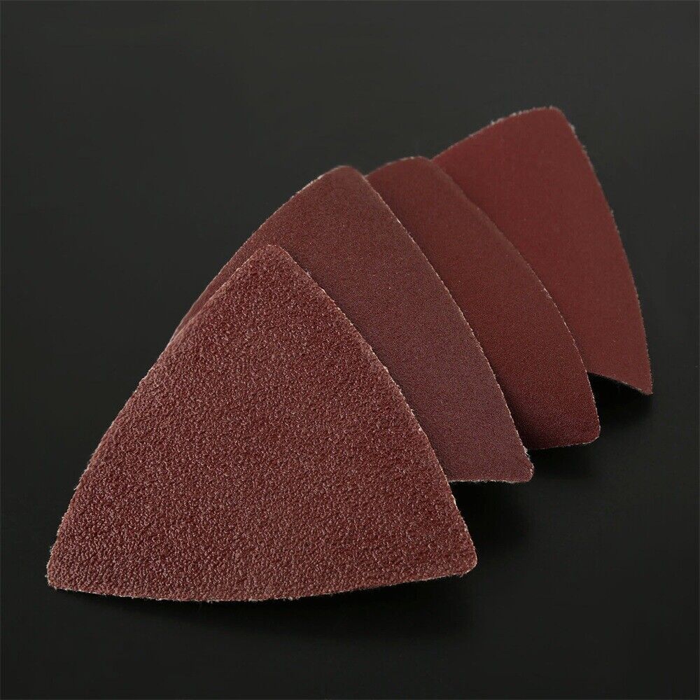 32x Grit 60 120 180 240 Triangular Sanding Sheet Sandpaper Abrasive Grinder Tool