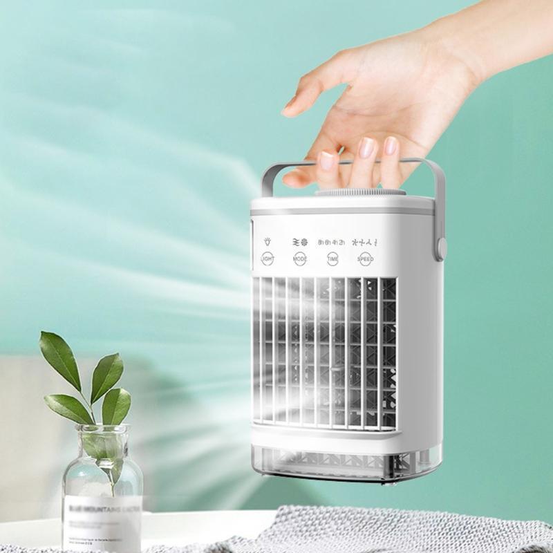Personal Air Cooler 4 in 1 Timing Personal Air Cooler Mini Air Conditioner Fan