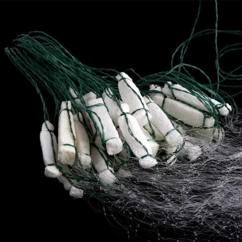 Fine Fish Net w/ Floats Cast Net Easy Throw Catch Fishing Net Hunting Hand Throw