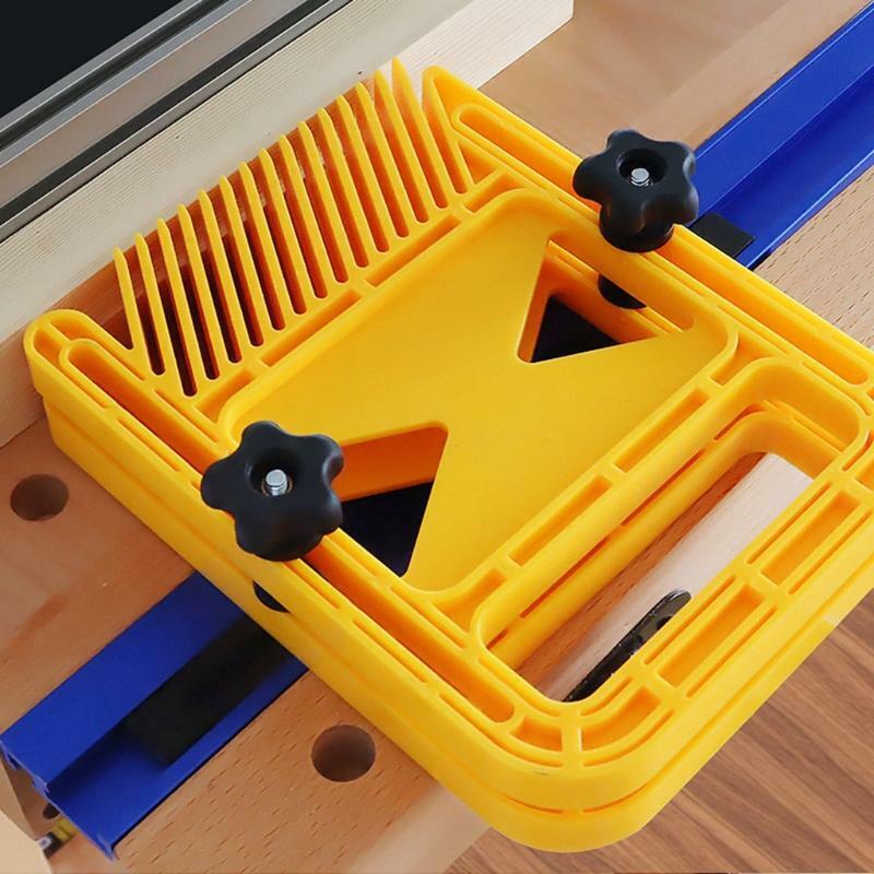 Professional Woodworking Tools Extended Double Featherboard Ergonomic Knobs DIY