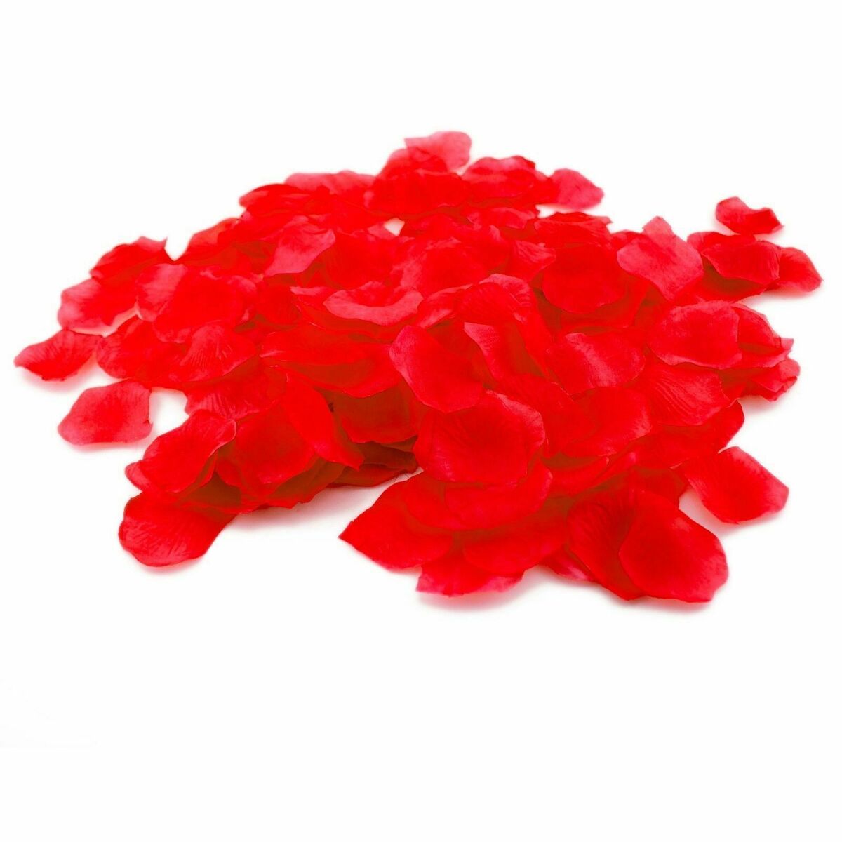 Red 1000pcs Silk Rose Flower Petals for Wedding Party Table Confetti Decorations