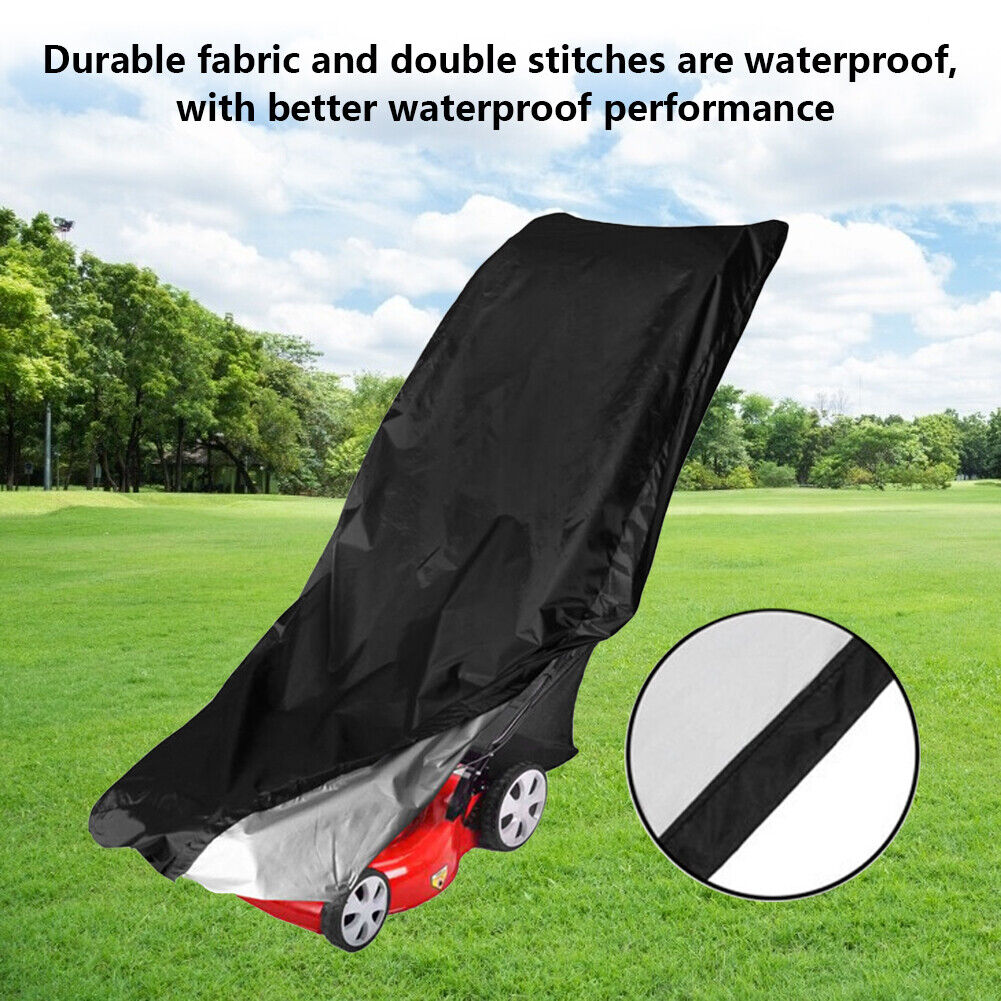 Waterproof Garden Lawn Mower Cover 210D Dustproof Sun Block Weeder Shield