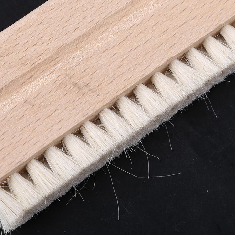 Anti-static Goat Hair Wood Handle Brush Cleaner for Cd Player Turntable
