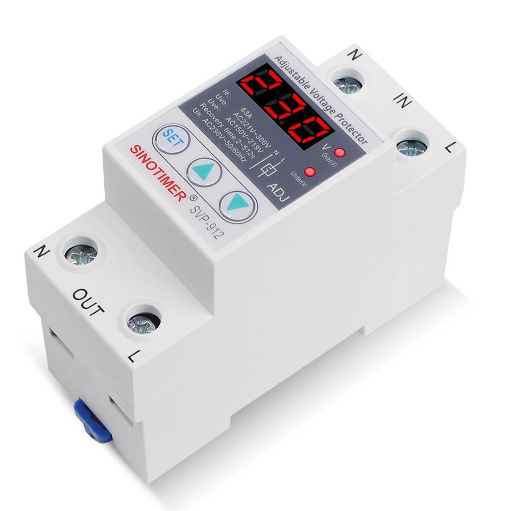 SVP-912 Overvoltage Undervoltage Protective Device Protector Relay (63A)