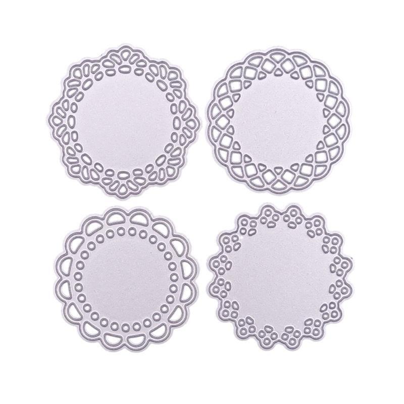 Wreath Circle Metal Cutting Dies Stencil DIY Scrapbooking Album Paper Template