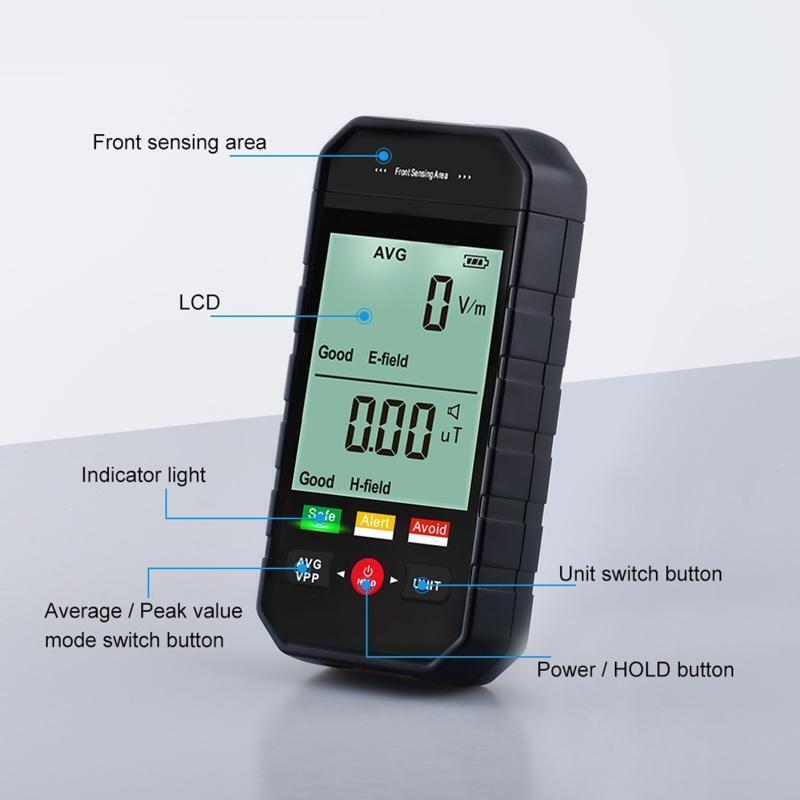 High Accuracy EMF Meter Reader EMF Detector Handheld Digital Electromagnetic