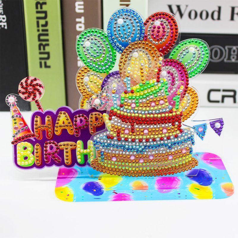 birthday cake New 5D Diamond Painting Cross Stitch DIY Diamond Embroidery