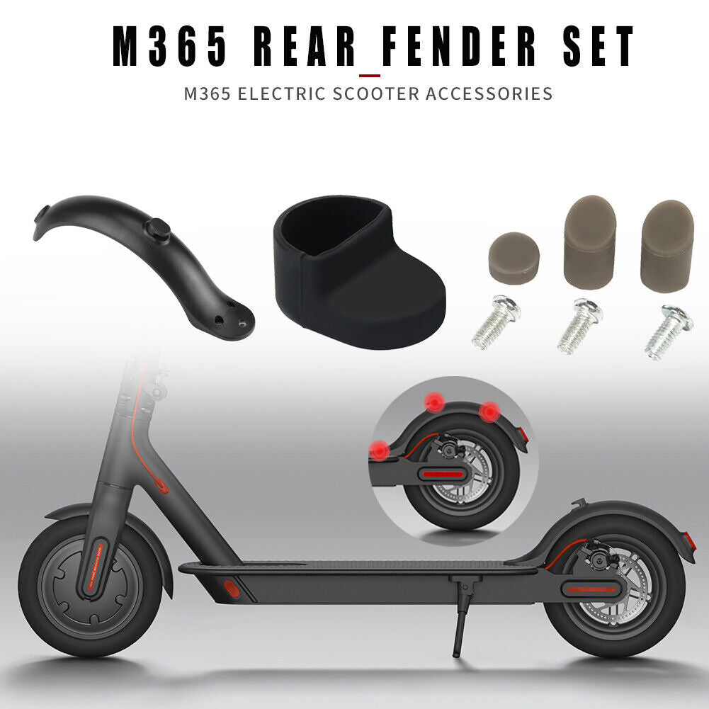 M365 Electric Scooter Parts Back Mudguard Rear Tire Splash Fender Guard Set