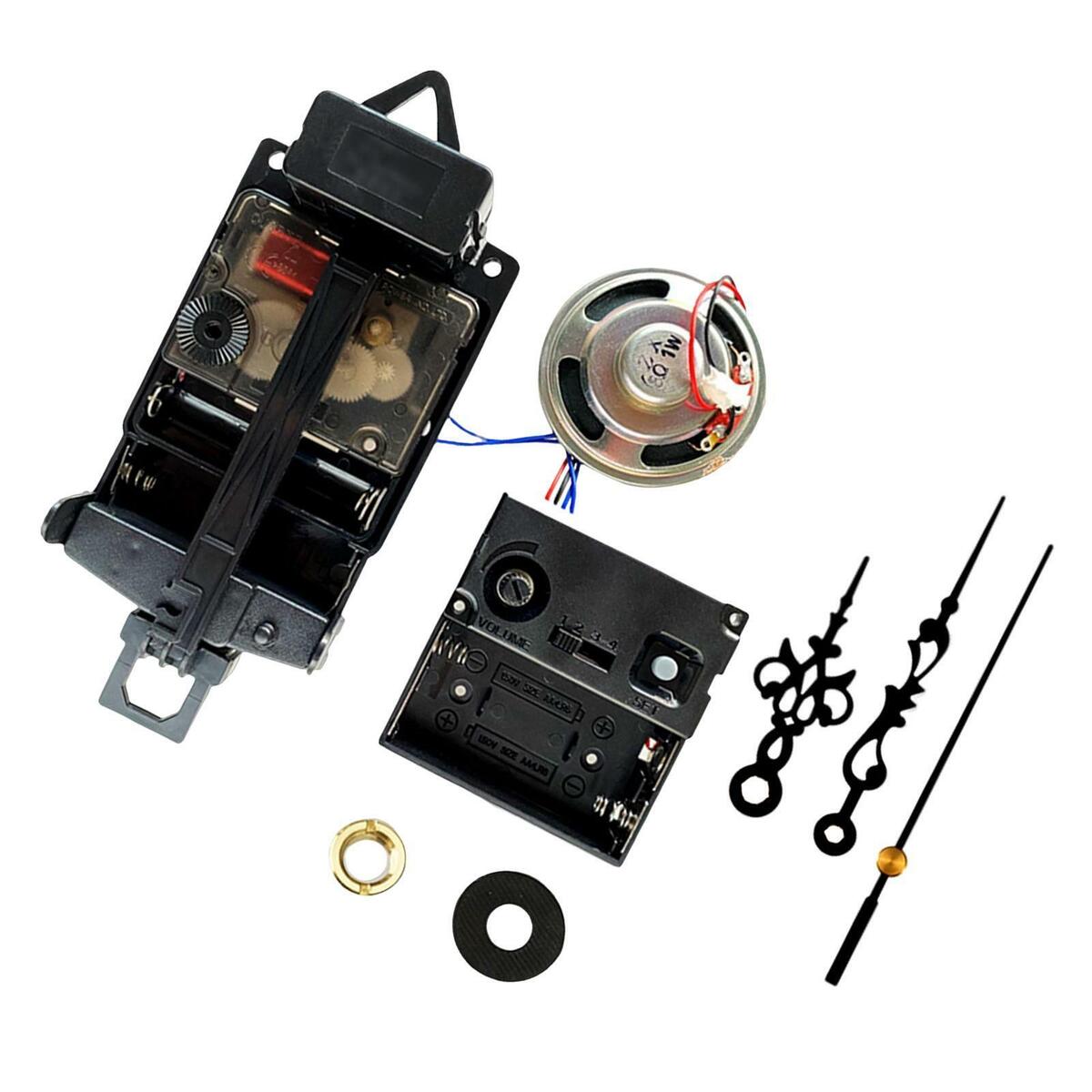DIY Quartz Pendulum Clock Movement Repair  Replacement Battery Operated