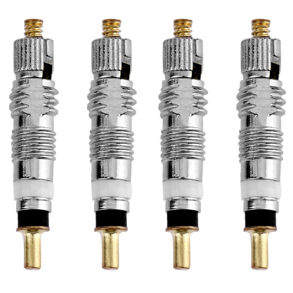 4pcs French Presta Bicycle Bike Tire Valve Cores+ Valve Core Removal Tool