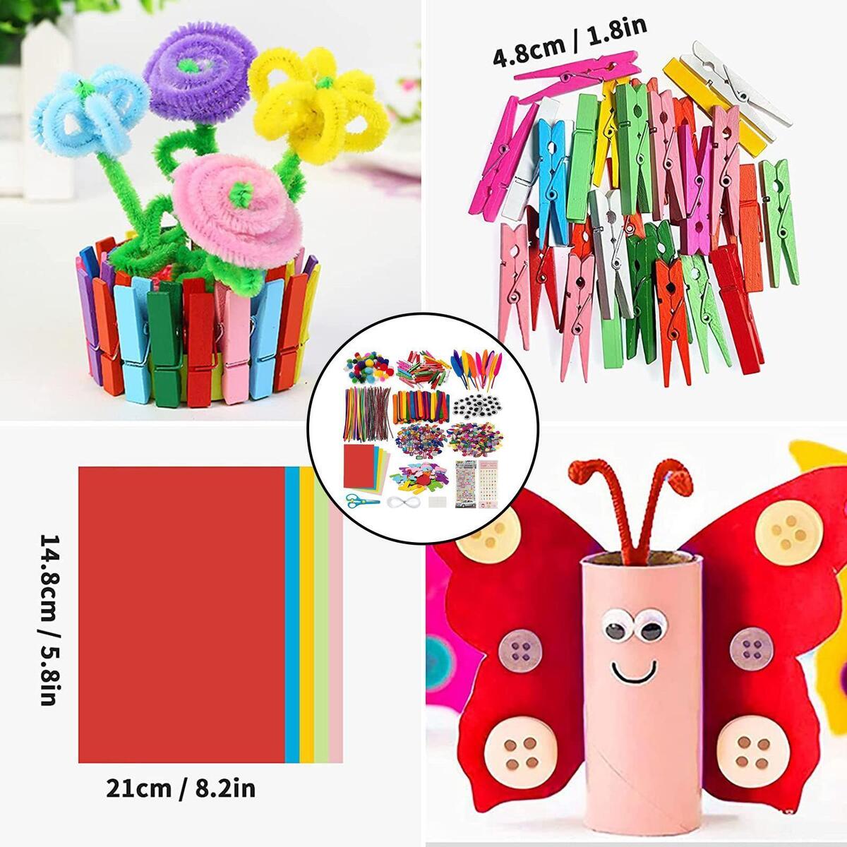 and Crafts Supplies  over 1000 Pieces Craft Set for