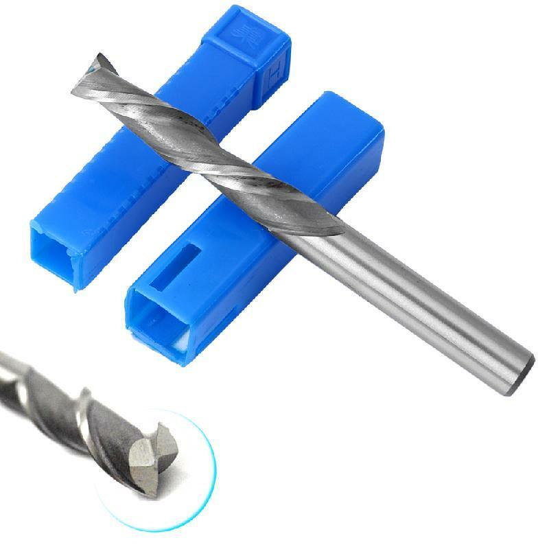 Extra Long 2 Flute HSS & Aluminium End 6mm Mill Cutter CNC Bit Extended New