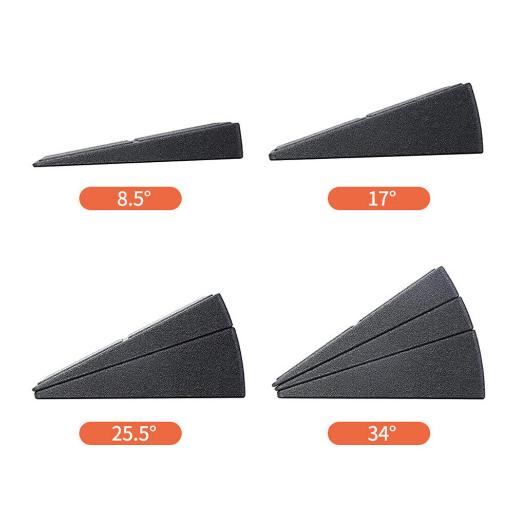 3pcs Wedge Stretch Slant Board Anti Slip Calf Stretcher Slanting Yoga Block