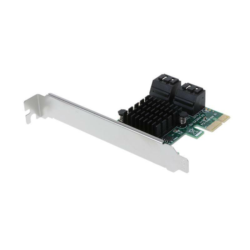 PCI-E PCI Express 1x To 4-Port Sata 3.0 III 6G Converter Controller Card Adapter