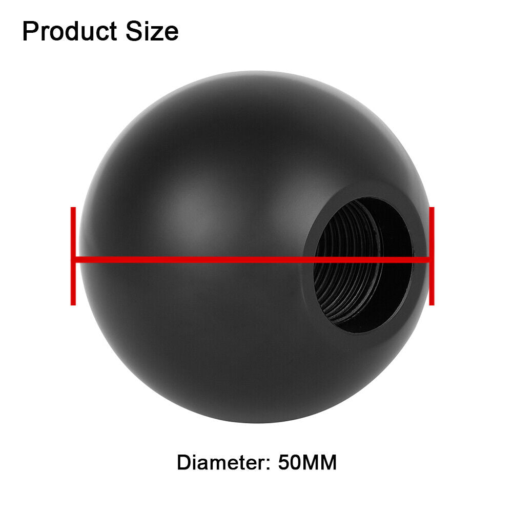 Ball Car Gear Shift Knob Manual Transmission Lever Shifter Knob (Black)