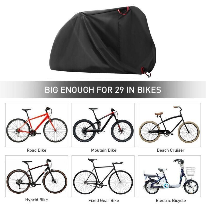 Bike Cover Waterproof 210D OXford Cloth Anti-uv Rain Proof Protector