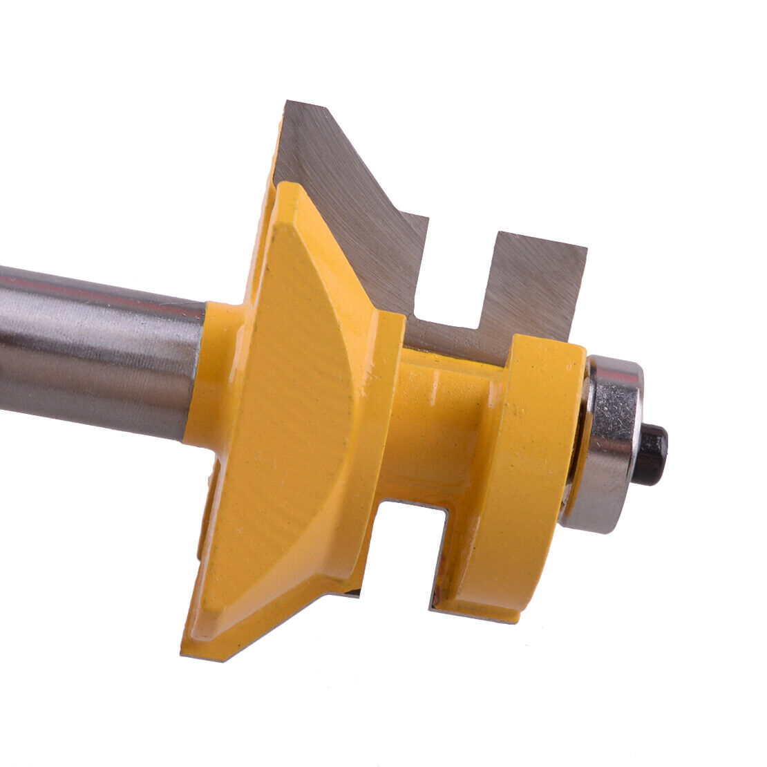 4x Flooring 4 Bit Tongue and Groove V Notch Router Bit Set - 1/2" Shank