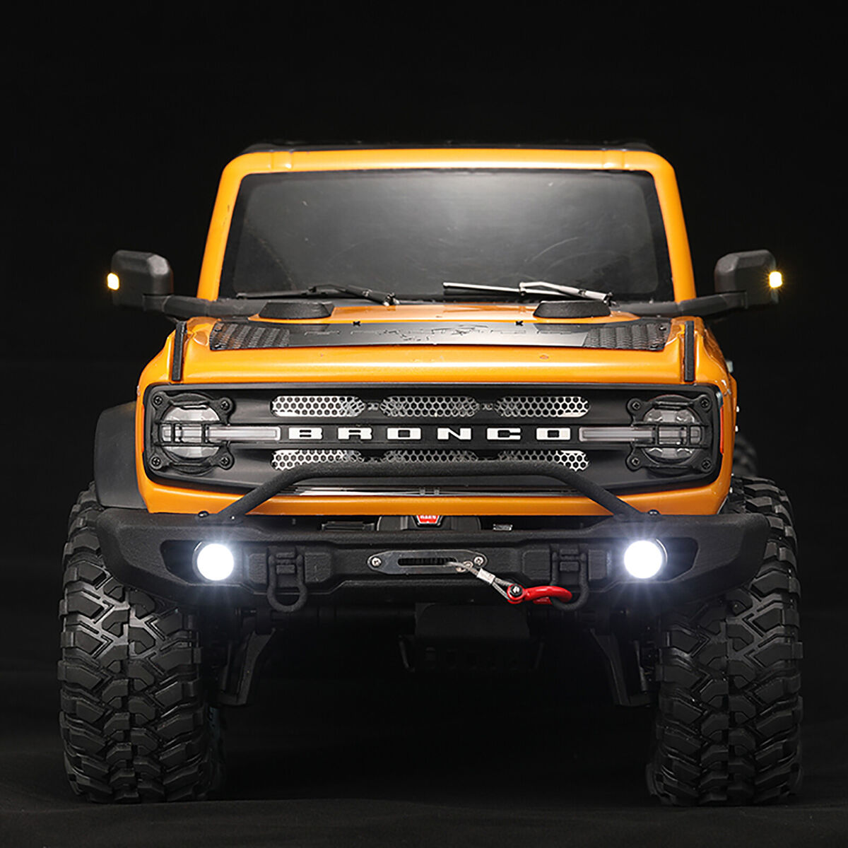 Front Bumper Light for 1:10 RC Crawler Axial SCX10 JEEP Trx-4 BRONCO Accessories