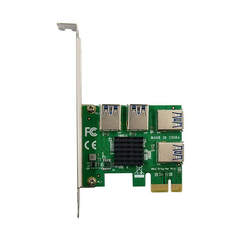 Usb 3.0 Pcie Expansion Card 1 PCI-E X1 Gen2 to 4 PCI-E X1 Gen2 4 USB3.0 Adapter
