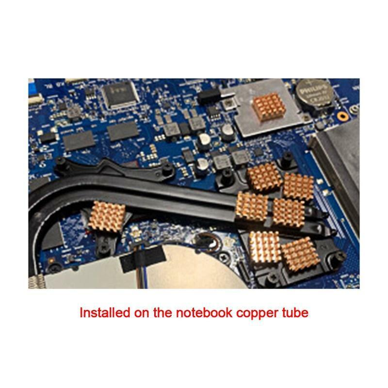 Pure Copper Heatsink PC Memory Cooler with High Performance Thermal Adhesive