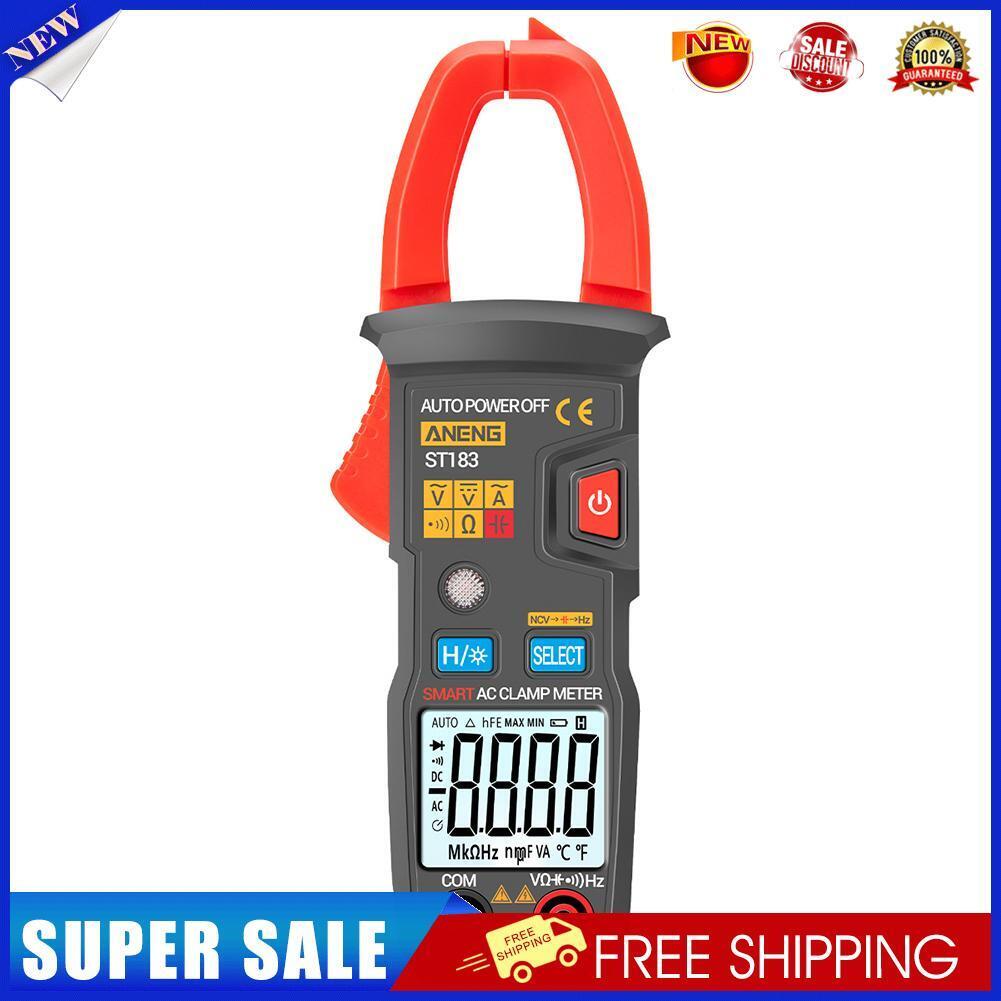 ANENG ST183 True RMS Digital Clamp Multimeter AC/DC Voltage Current Meter