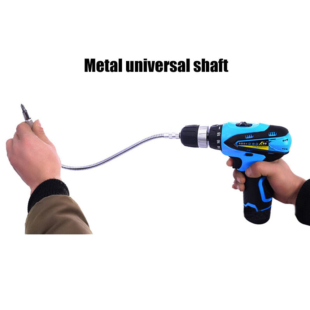 Electric Drill Flexible Shaft Metal Screwdriver Drill Bit Holder (200mm)