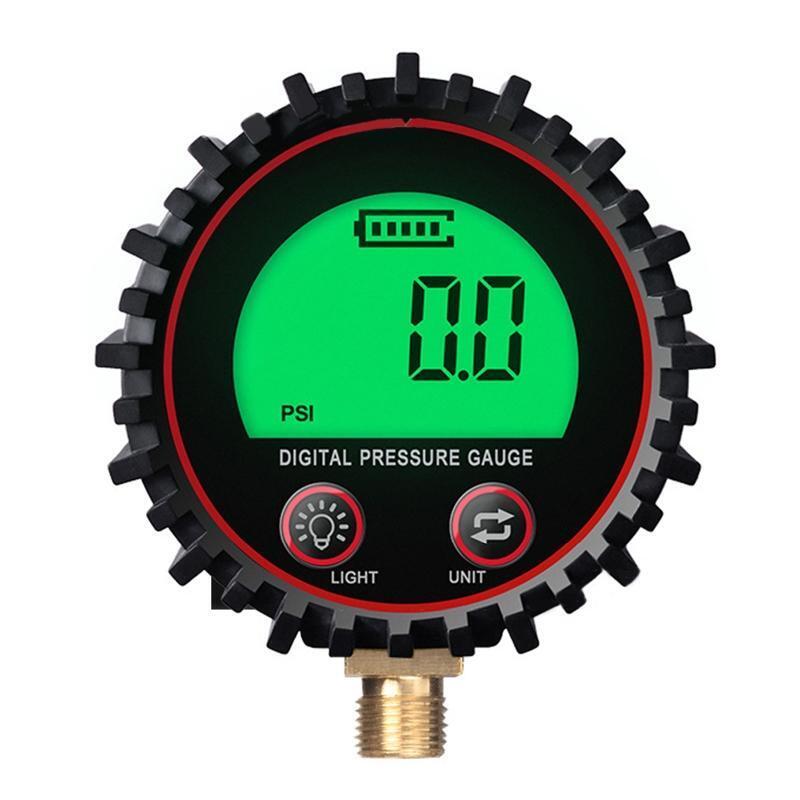 Certificated Accuracy Dial Mechanical Tire Gauge LED Spotlight for Cars, Trucks
