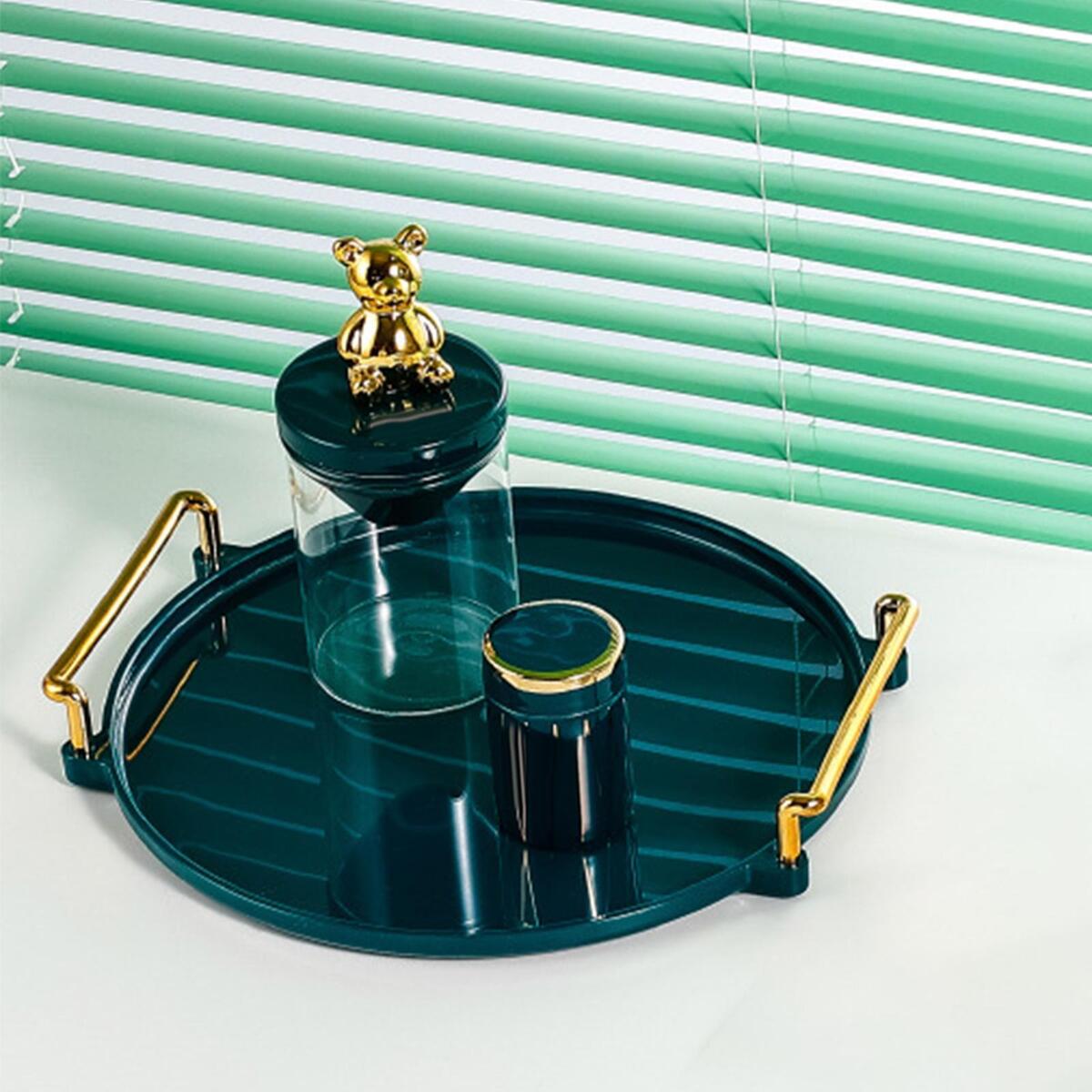Decorative Serving Tray Sturdy Reusable Plate for Bedroom Breakfast Events