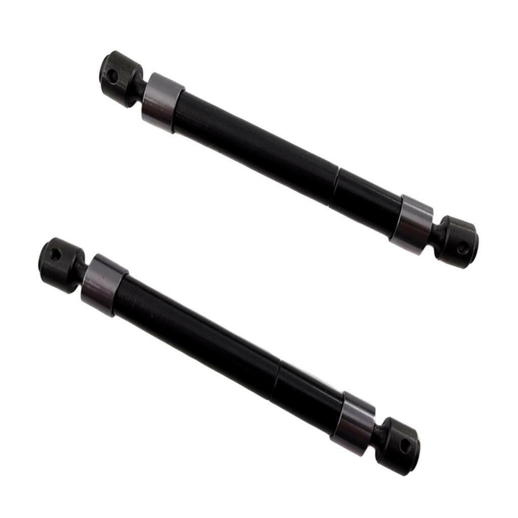 2x RC  Drive Shafts for SCX10 II 90046 90047 DIY Modified Kit Black