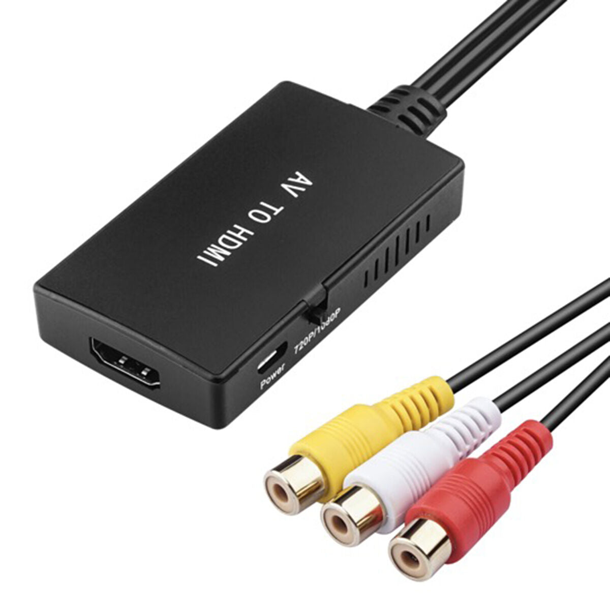 RCA to  Converter, Composite to  Adapter Support 1080P PAL/NTSC for TV