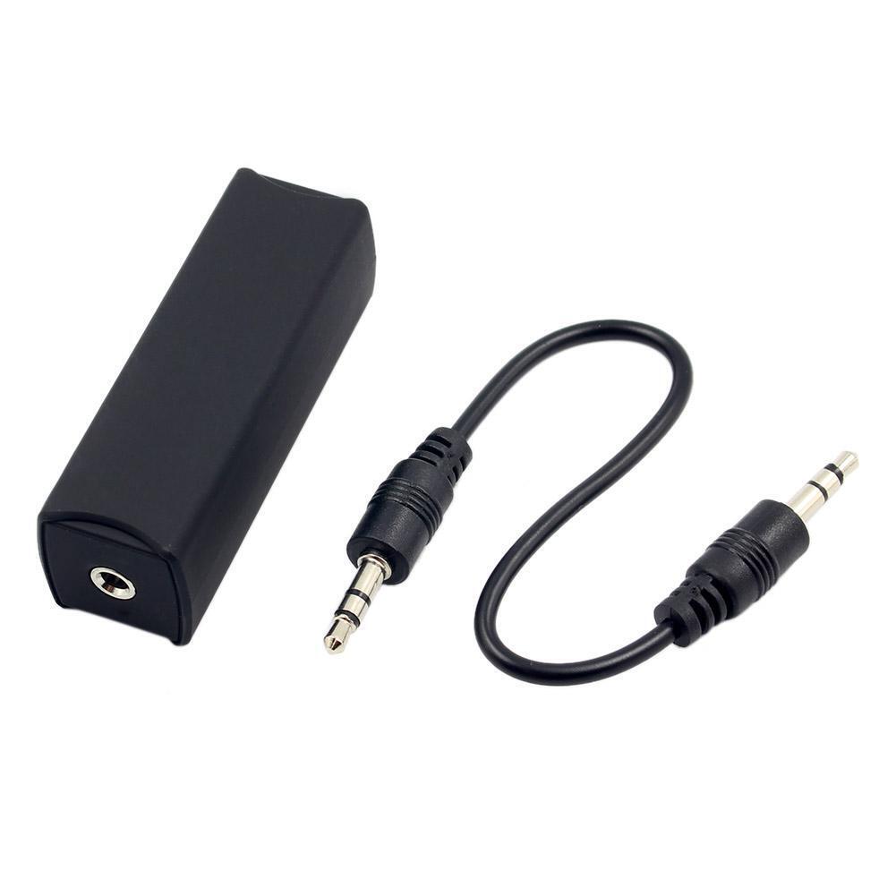 3.5mm AUX Audio Ground Loop Isolator Cable Noise FilterKiller Car Accessory