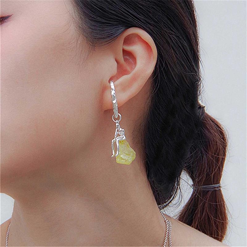 Novelty Thinker Dangle Earrings Culture Style Abstract Art Earrings Ornament