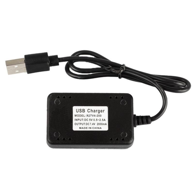 7.4V 2S LiPo Battery USB Charger Cable with 3 Pin Connector for RC Car