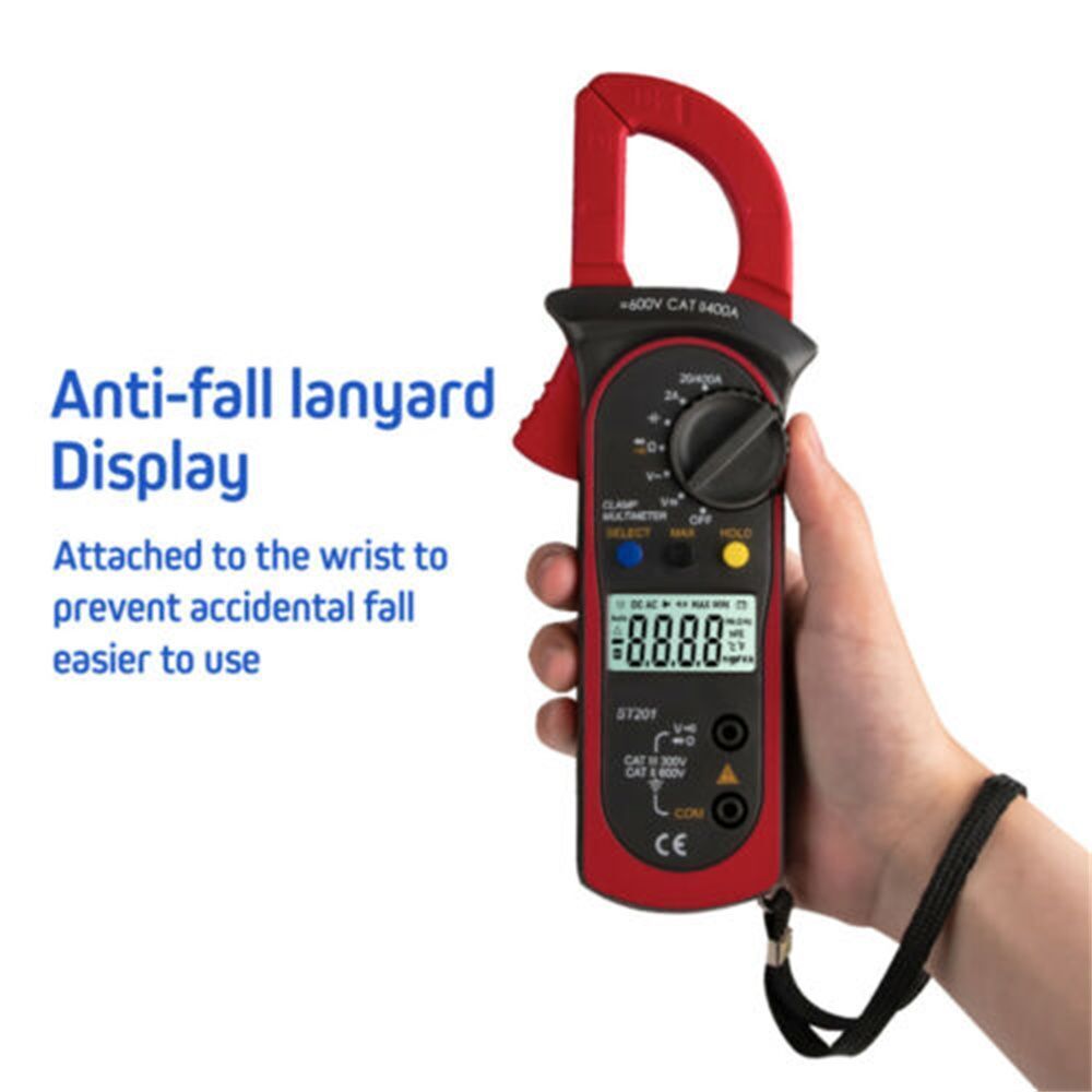 Voltmeter Auto Range Clamp Meter Digital Multimeter Tester Resistance Tester