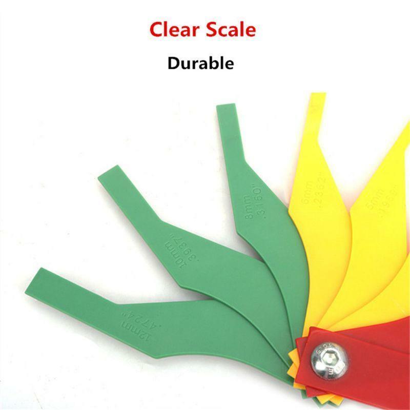 Car Brake Pad Scale Thickness Gauge Brake Block Protection Tool Feeler Detector