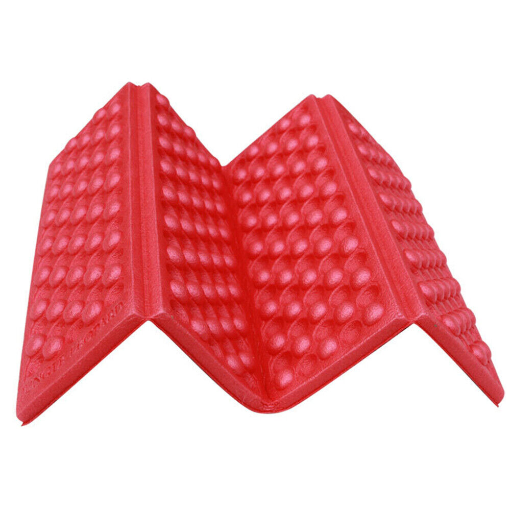 Outdoor Camping Mat Cushion Folding Portable Picnic Seat Pad (Red Black)