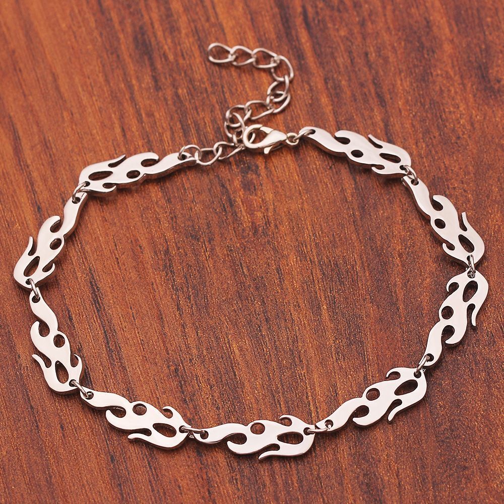 Jewelry Hip Hop Wave Sun Bangles Rock Jewelry Accessories Fire Flame Bracelet